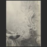 Toile peinte (composition florale)