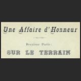 « Une Affaire d'honneur »