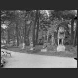 Anonyme, Portail roman, jardins du Musée de Cluny, vers 1910 (coll. part.)