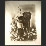 La muse de la photographie, c. 1880 Tirage albuminé 49x59cm, Nu érotique. La Muse dénudée (source Ivoire).