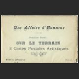 Pochette d’emballage des huit cartes postales de la série « Une Affaire d’honneur » (2e partie) – Coll. part.